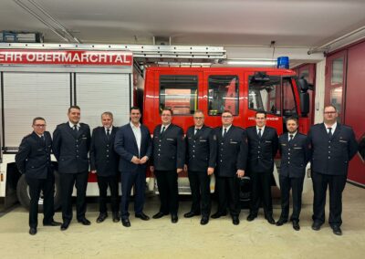 Martin Krämer und die Feuerwehr Obermarchtal